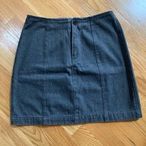 y2k 90s gap gray mini pencil skirt